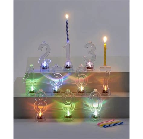 Led Number Candles Number Candles Birthday Candles Number Candle