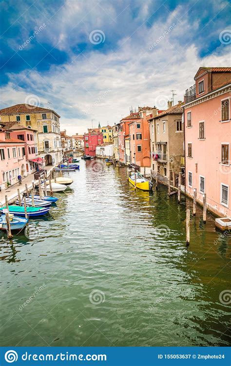 Town Of Chioggia Venice Italy Europe Stock Image Image Of Bridge