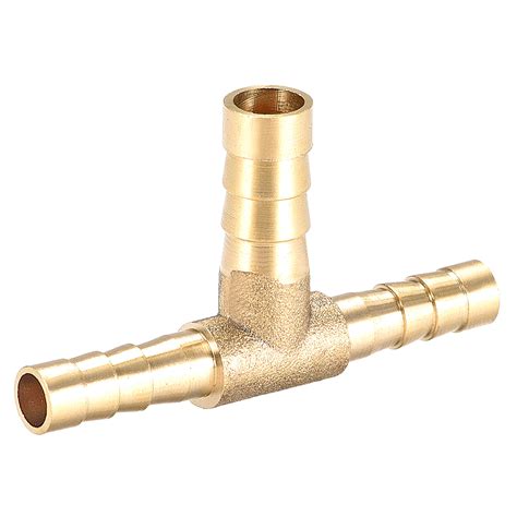 6mm X 8mm X 6mm Brass Hose Reducer Barb Fitting Tee T Shaped 3 Way