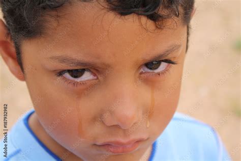 Sad Boy Crying Stock Photo Adobe Stock
