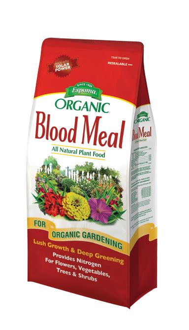 Whole blood meal is produced by spray drying at low temperatures, the fresh whole blood from animal processing plants. Blood Meal - 3.5 lb