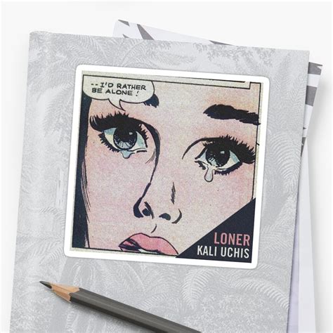 Kali Uchis Loner Album Cover Sticker By Vctoriastojanov Redbubble