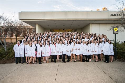 Auburn College Of Veterinary Medicine Holding Class Of 2019 White Coat