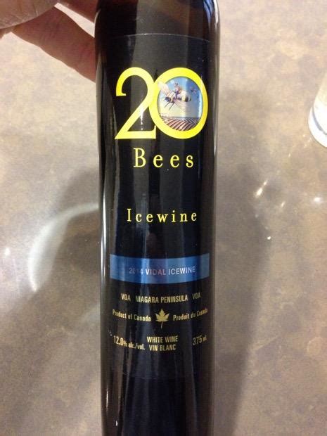 2014 20 Bees Vidal Icewine Canada Ontario Niagara Peninsula Niagara