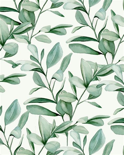 Each of them is special. watercolor pattern // watercolor // eucalyptus ...