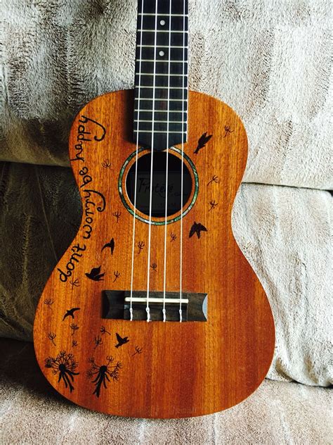Ukulele Design With Sharpie Guitar Painting Guitar Art Acoustic