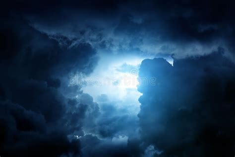 Dramatic Storm Clouds Background Stock Photo Image Of Landscape