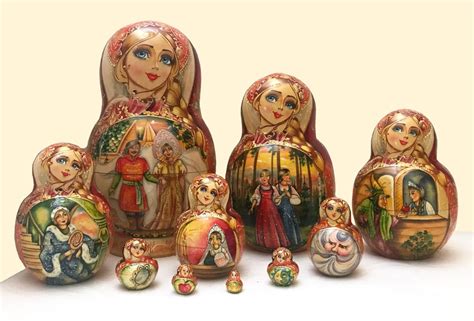 Limited Edition Russian Matryoshka Doll Romance — Au