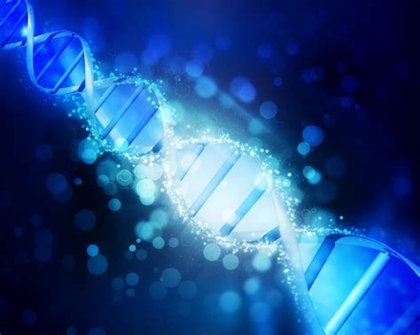 Blue Dna Helix Photo Free Download