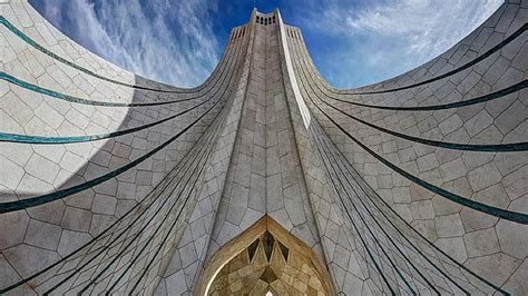 Hd Wallpaper Tehran Iran Milad Tower Nightlife Architecture Built