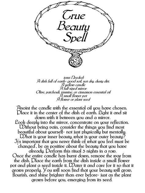 Beauty And Longevity Spells Witches Of The Craft