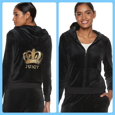 Juicy Couture Other New Juicy Couture Tracksuit Black Velour 2pc Set Poshmark
