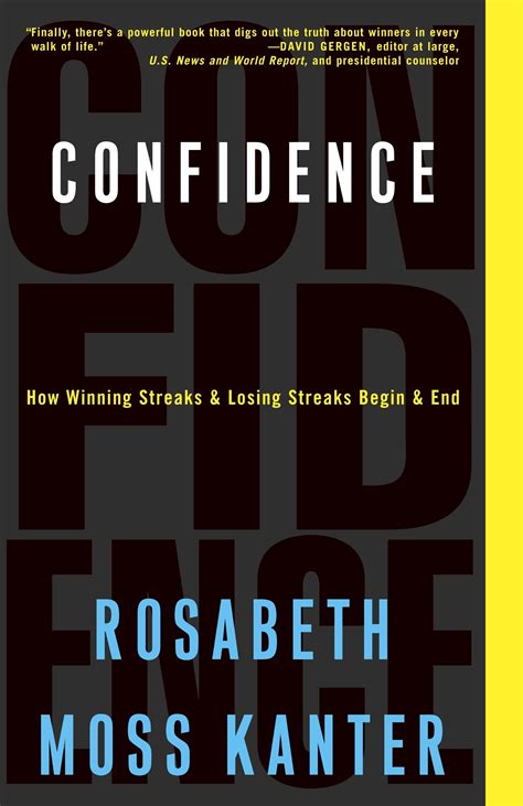 Confidence By Rosabeth Moss Kanter Pdf