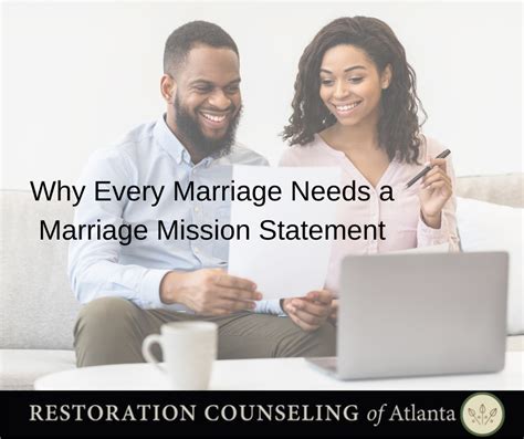 Why Every Marriage Needs A Marriage Mission Statement Restoration