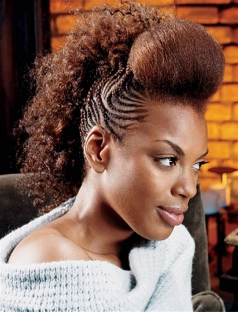 Yet another retro look making a. Mohawk hairstyles for black women in summer 2020-2021 ...