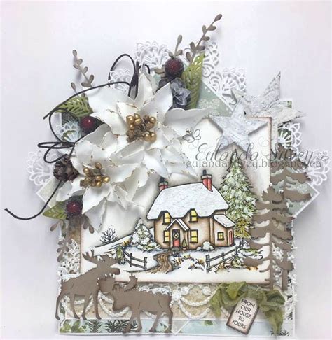 Cards And More Cards Winter Cottages Winter Cottage Christmas Cards