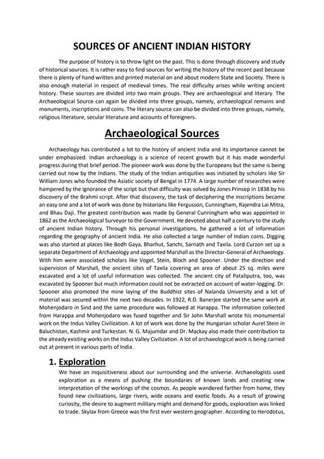 Solution Sources Of Ancient Indian History Studypool