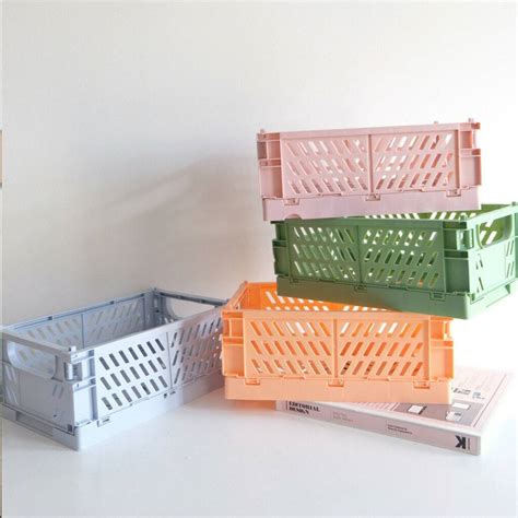 Coloured Stackable Storage Crate By Ajouter Store