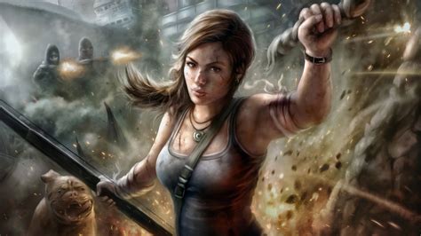 Download Lara Croft Video Game Tomb Raider 4k Ultra Hd Wallpaper