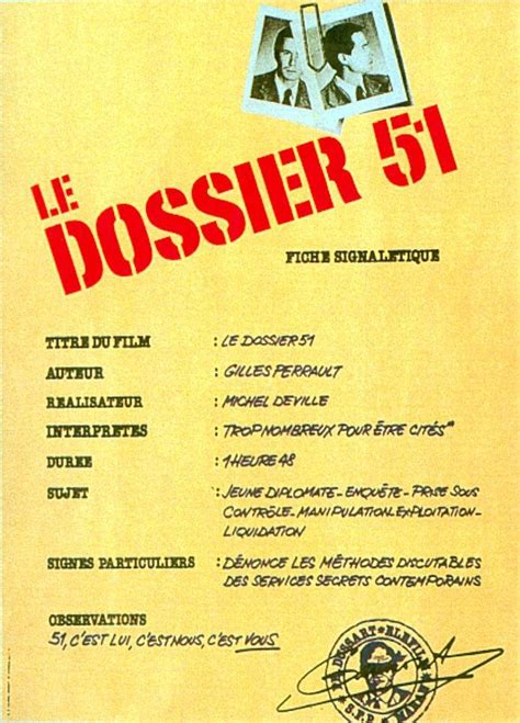 El Dossier 51 1978 Filmaffinity