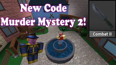 What you need to do is go to the side of the screen whhen you're fine! MM2 New Knife Code! - YouTube