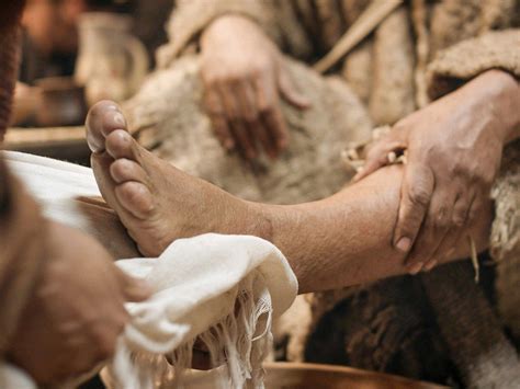 Jesus Washes Feet Volgelingen Van Jezus
