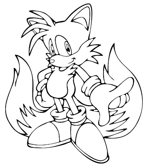 Sonic Exe - Free Coloring Pages