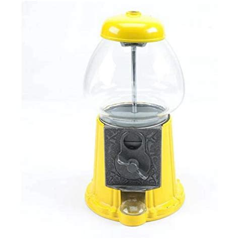 Gumball Dreams Classic Gumball Machinecandy Dispenser 9 Inch Yellow
