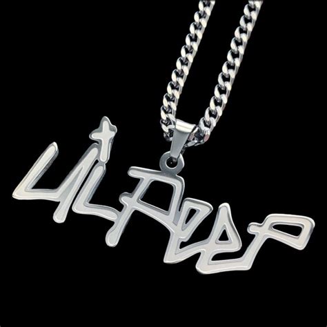 Lil Peep Chain Polished Stainless Steel Gustav Ahr Necklace Etsy