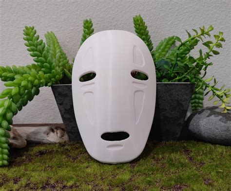 Spirited Away Inspired No Face Mask 3d Printed Etsy