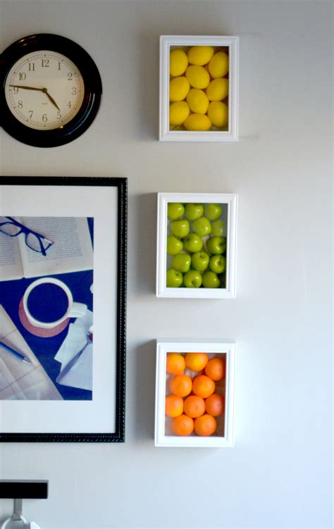 Our kitchen designers bring ideas to life. Colorful Kitchen Wall Art With Fake Fruits