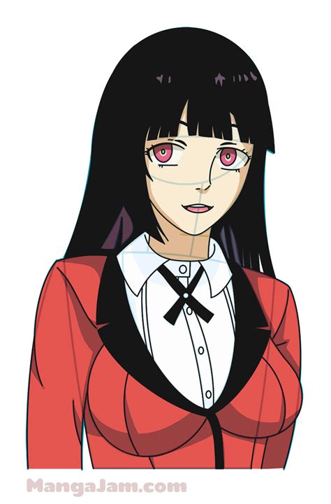 Anime Coloring Pages Yumeko Coloring And Drawing