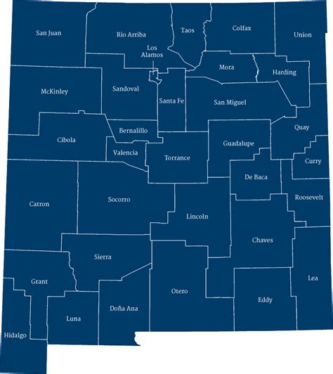 Map Of New Mexico Counties Photos Cantik