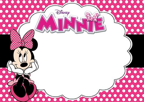 51 Blank Minnie Mouse Birthday Invitation Template Download By Minnie