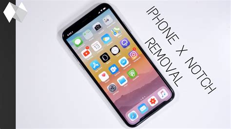Iphone X Notch Removal Tutorial Youtube