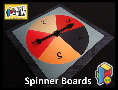 Spinner Board Assembly Print And Play