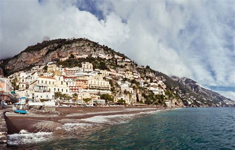 Обои Italy Campania Amalfi Coast Positano Gulf Of Salerno картинки