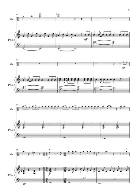Believer Viola And Piano Imagine Dragons Music Sheet Download