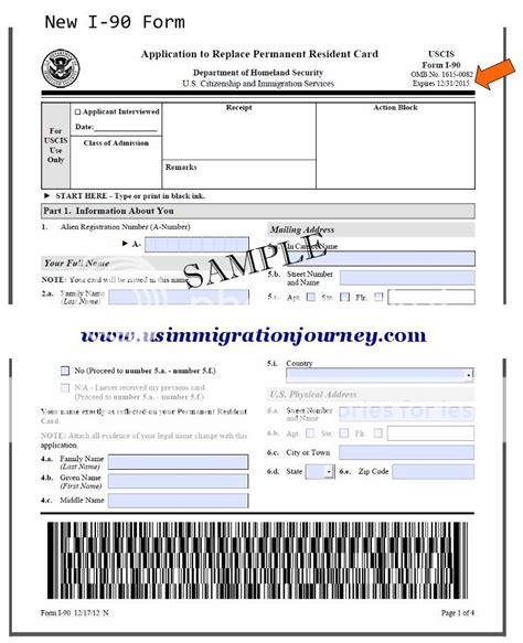 Printable Form I 90 Instructions Fill Online Printable Fillable