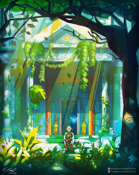Artstation Forest Temple The Legend Of Zelda Ocarina Of Time Fanart