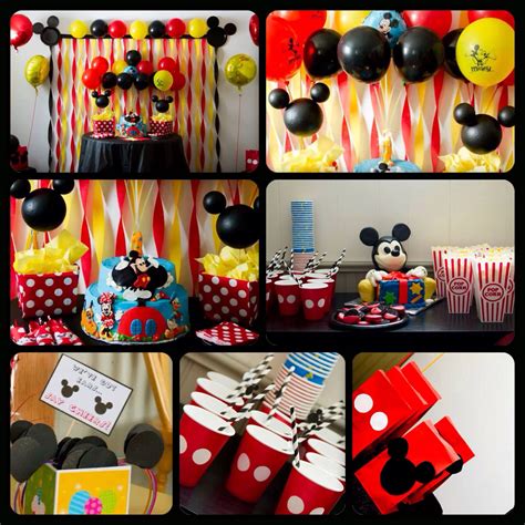My Sons First Birthday Mickey Mouse Theme Mickey Mouse