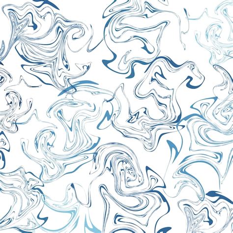 Premium Vector A Seamless Pattern With Blue Swirls