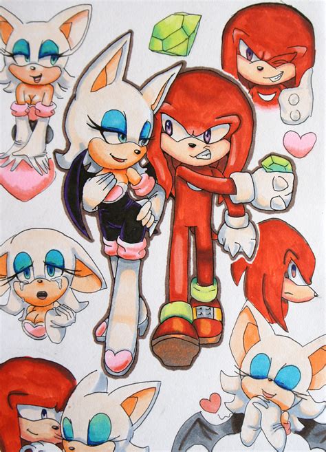Knuckles X Rouge By Fivey On Deviantart