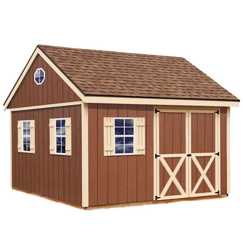 Best Barns Cypress 12 Ft X 10 Ft Wood Storage Shed Kit With Floor