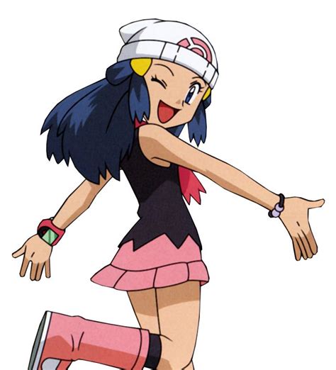 Hikari Pokemon Dawn Render By Ichigoluvsrukia On Deviantart Pokemon