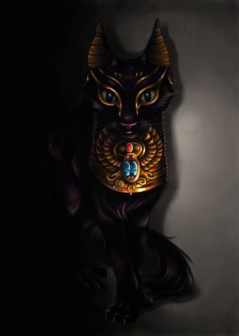 Bastet Egyptian Cats Goddess Art Wolf Eyes Ancient Egypt Deities