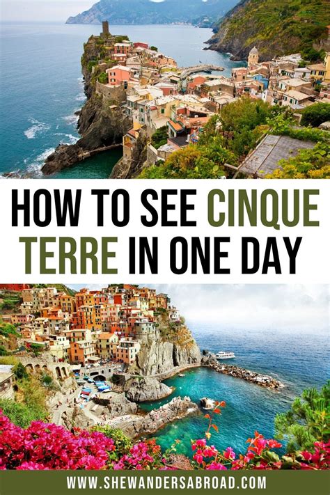 The Perfect One Day In Cinque Terre Itinerary She Wanders Abroad