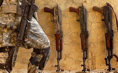 Akm Assault Rifle Wallpaper And Background Image 1680x1050 Id76974