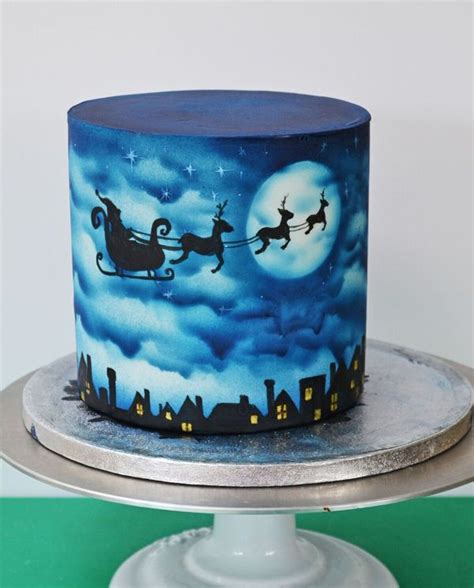 29 april at 18:01 ·. The Night Before Christmas | Satin Ice … | Christmas themed cake, Christmas cake designs ...