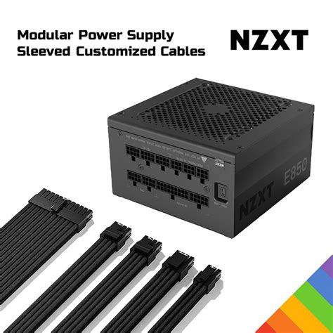 Custom Sleeved Cable For Nzxt Modular Power Supply Etsy